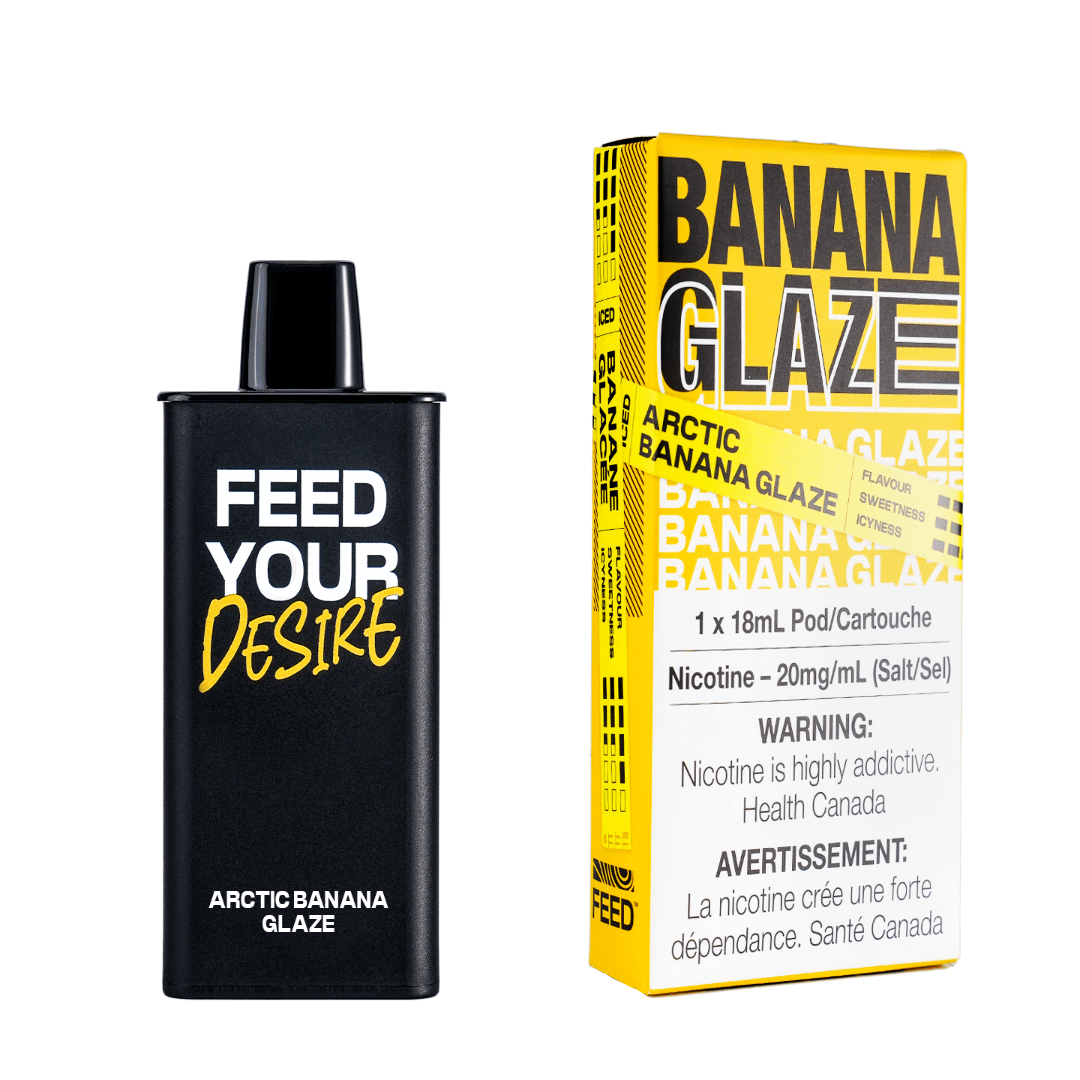 Feed Arctic Banana Glaze Disposable Pod (9000 Puffs) - Pods - Mister Vapor