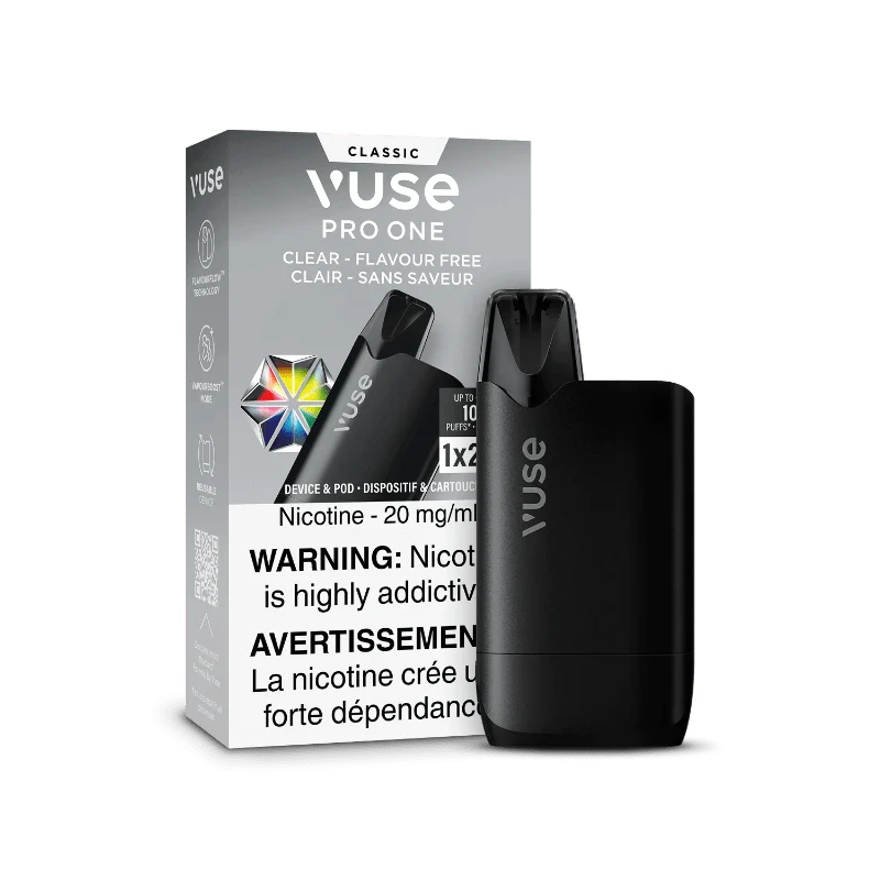Vuse Pro One Kit - Clear - PODS - Mister Vapor