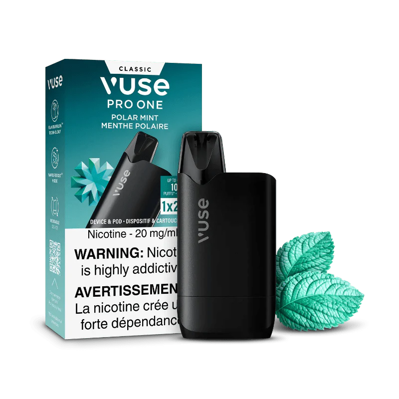 Vuse Pro One Kit - Polar Mint - PODS - Mister Vapor