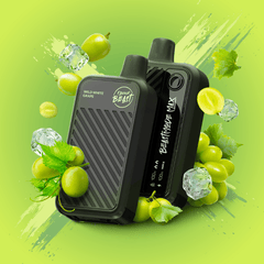 Beast Mode Max 18K Wild White Grape Iced Disposable Vape - DISPOSABLE - Mister Vapor