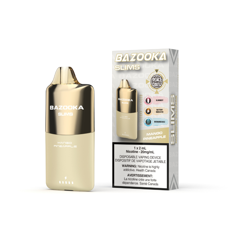 Bazooka Slims Disposable Vape - Mango Pineapple