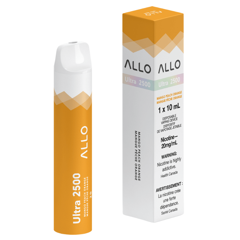 Allo Ultra 2500 Mango Peach Orange Disposable - DISPOSABLE - Mister Vapor
