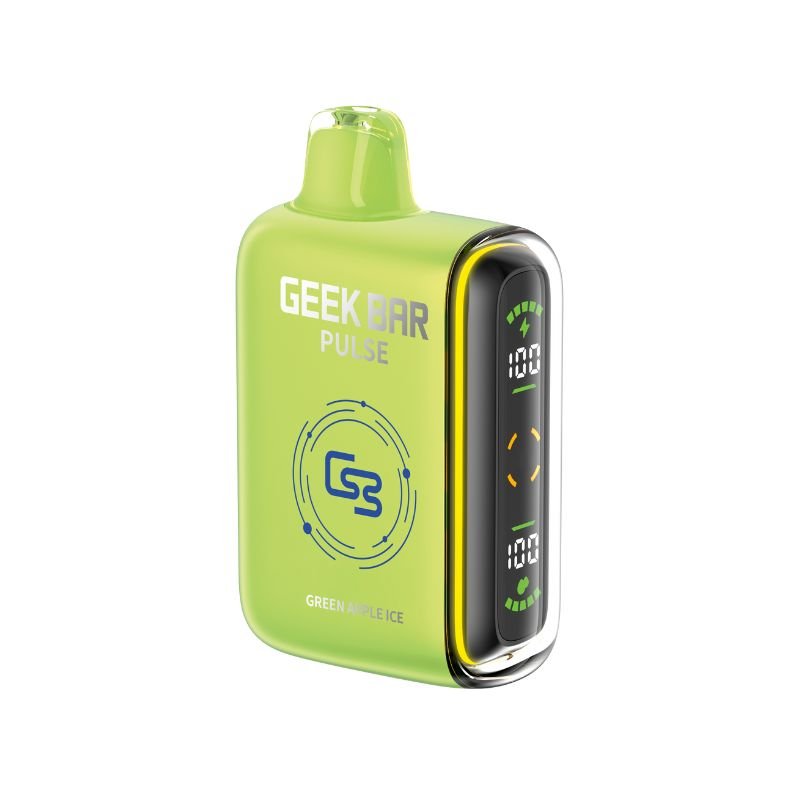Geek Bar Pulse Green Apple Ice Disposable Vape (9000 Puffs) - DISPOSABLE - Mister Vapor