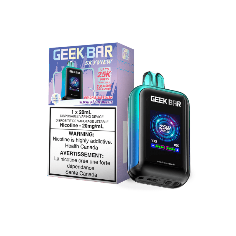 Geek Bar Skyview 25K Peach Blue Slush Disposable Vape - DISPOSABLE - Mister Vapor