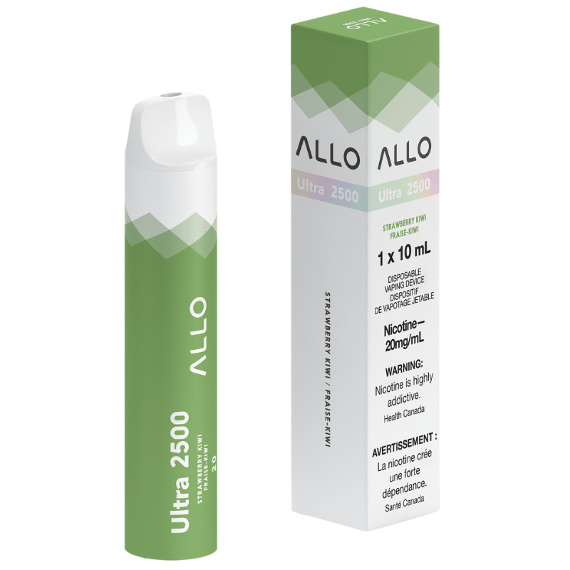 Allo Ultra 2500 Strawberry Kiwi Disposable - DISPOSABLE - Mister Vapor