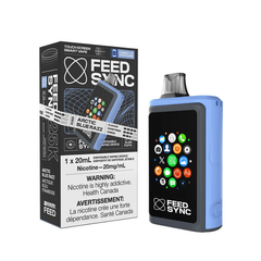 Feed Sync 25K Arctic Blue Razz Disposable Vape - DISPOSABLE - Mister Vapor
