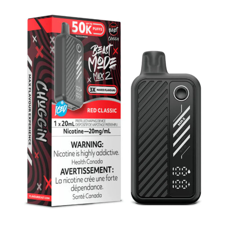 Beast Mode Max 2 50K Red Classic Iced By Flavour Beast