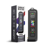 OXBAR SVOPP DEVICE KIT The Oxbar Svopp Device Kit seamlessly connects with the Oxbar Svopp 16K Pods by simply sliding them together. It features a powerful 1100 mAh USB Type-C rechargeable battery, providing long-lasting vaping sessions.