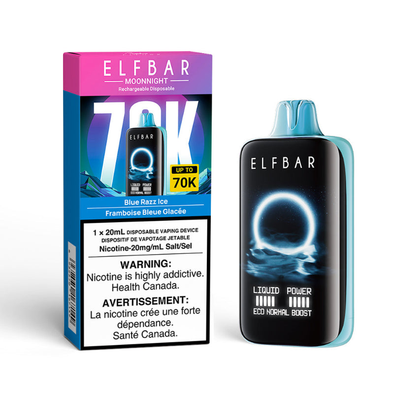 Elf Bar MoonNight Blue Razz Ice 70K