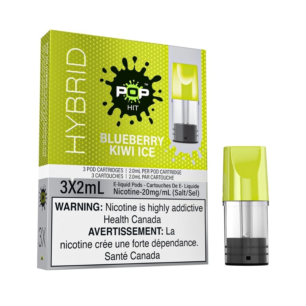 Pop Pods Blueberry Kiwi Ice Hybrid 2% - Pods - Mister Vapor