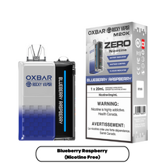 Oxbar M20K Blueberry Raspberry Nicotine Free Disposable Vape