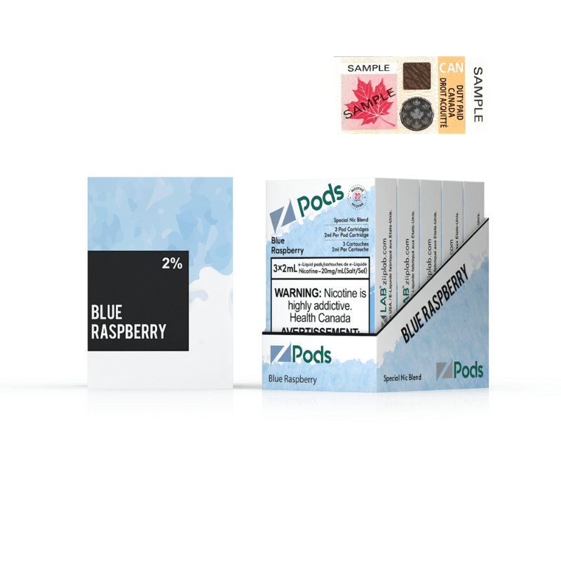 Z Pods Blueberry Raspberry (Blue Raspberry) 2% Special Nic Blend - Pods - Mister Vapor