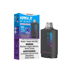 Ripper X 10mg Pods - Bomb Blue Razz Ice, 75k Puffs