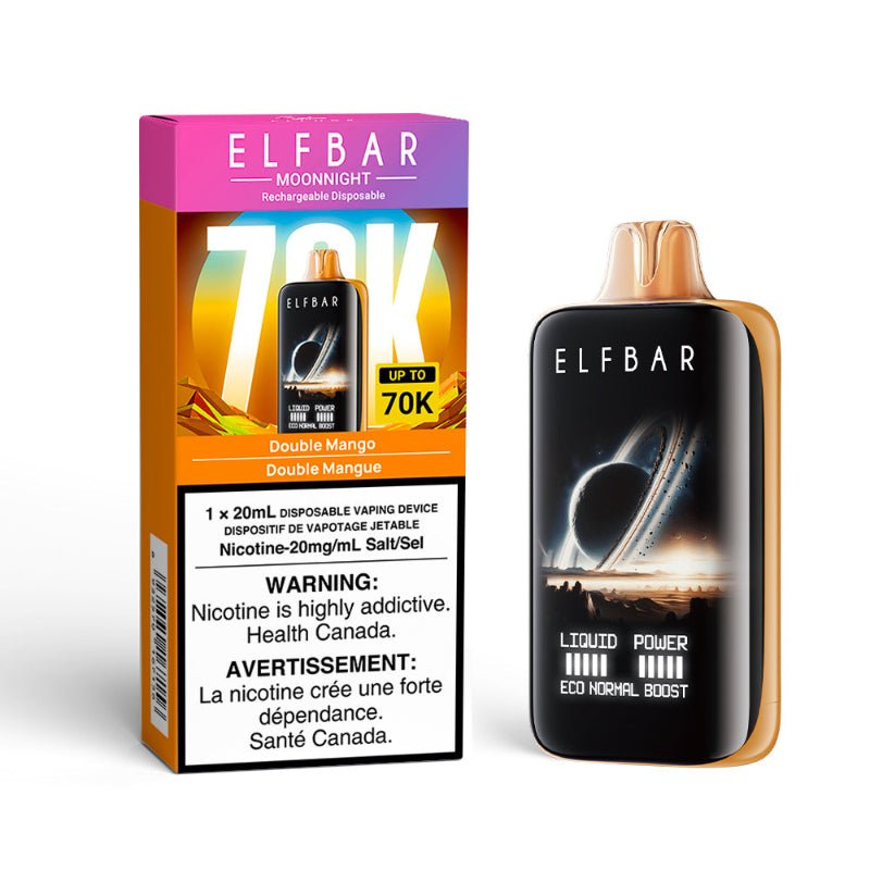 Elf Bar MoonNight Double Mango 70K Disposable Vape - DISPOSABLE - Mister Vapor
