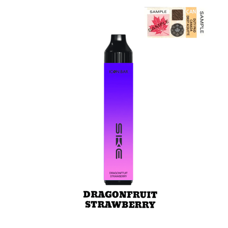 Icon Bar Dragon Fruit Strawberry Ice Disposable Vape (2000 Puffs) - DISPOSABLE - Mister Vapor