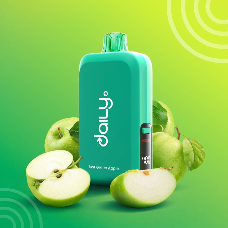 Drip'n Daily By Envi Disposable Vape - Just Green Apple, 100k Puffs - DISPOSABLE - Mister Vapor