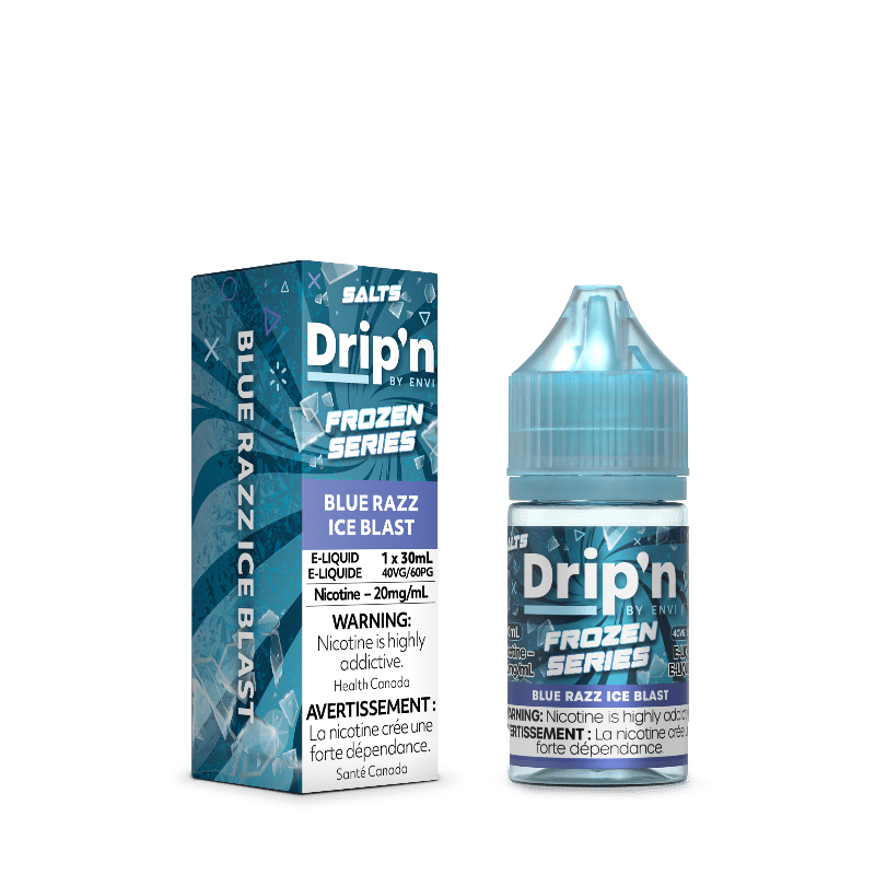 Drip'n Frozen Series Nicotine Salt 30mL - Blue Razz Ice - E-Liquid - Mister Vapor