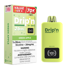 Green Apple Drip'n 70k Value Series Disposable Vape