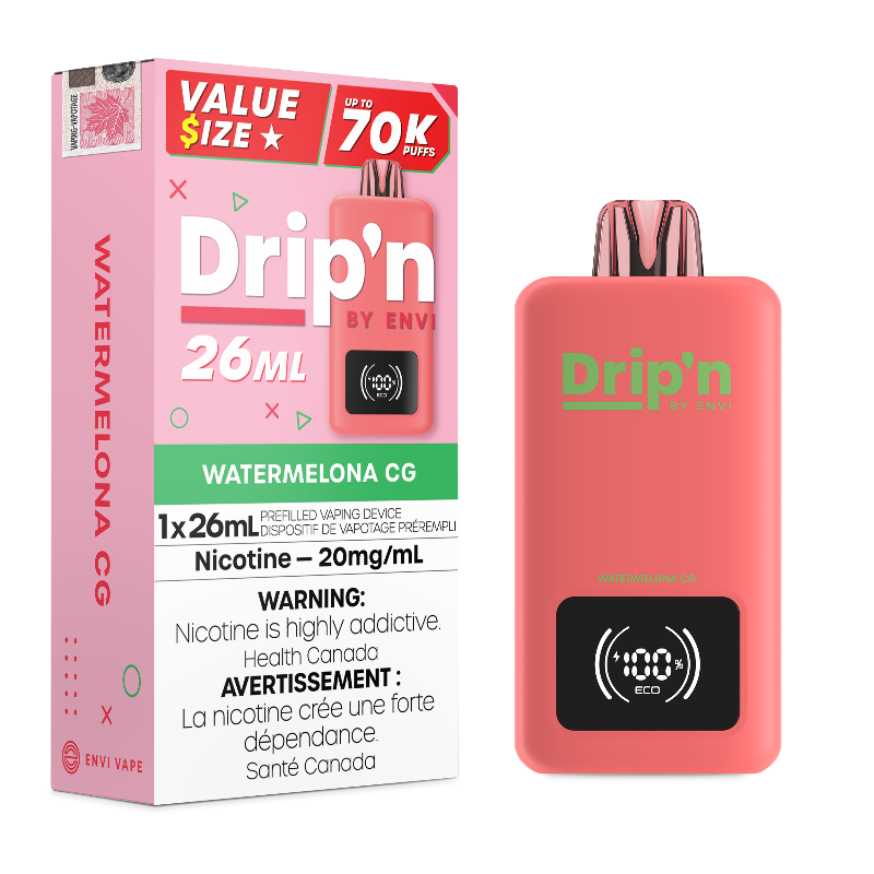 Watermelona CG Drip'n 70k Value Series Disposable Vape