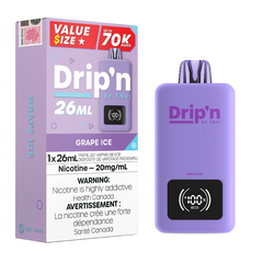 Drip'n 70k Value Series Disposable Vape - Grape Ice