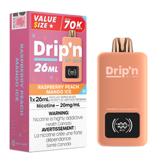Drip'n 70k Value Series Disposable Vape - Raspberry Peach Mango Ice