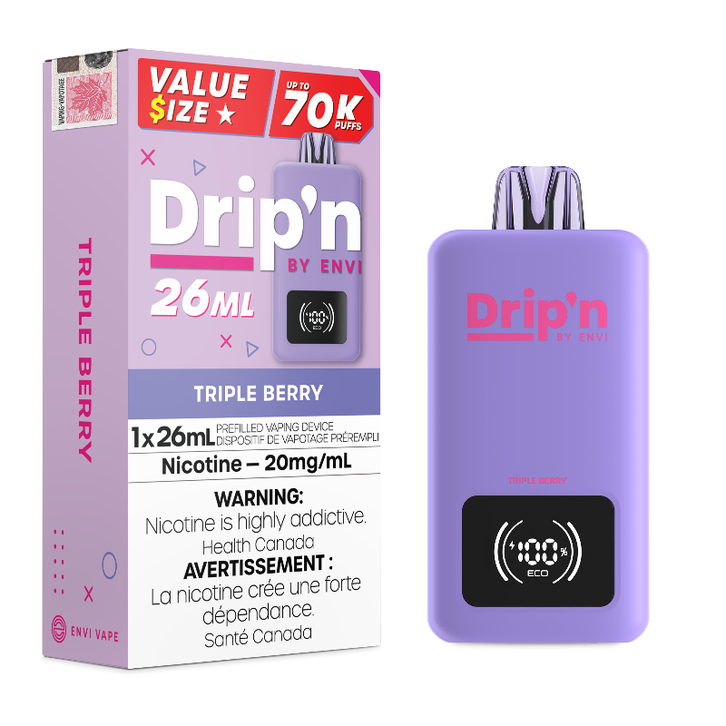 Drip'n 70k Value Series Disposable Vape - Triple Berry
