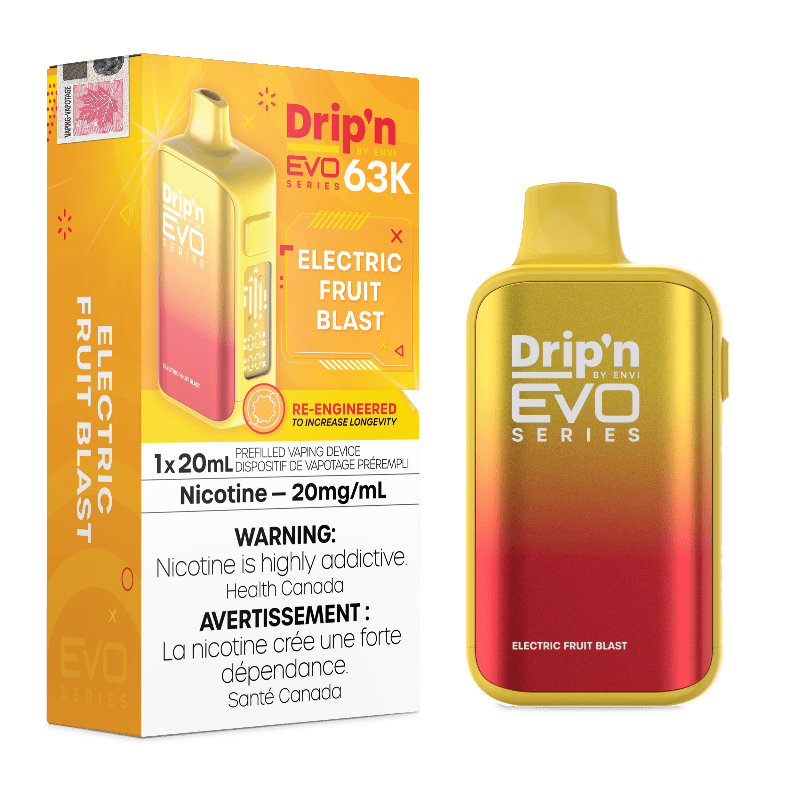 Drip'n Evo 63K by Envi Disposable Vape - Electric Fruit Blast - DISPOSABLE - Mister Vapor