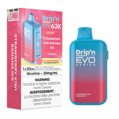 Drip'n Evo 63K by Envi Disposable Vape - Strawberry Kiwi Banana Ice