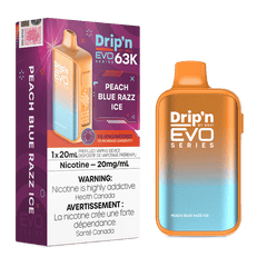 Drip'n Evo 63K by Envi Disposable Vape - Peach Blue Razz Ice - DISPOSABLE - Mister Vapor