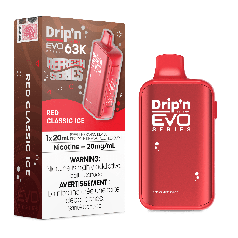 Drip'n Evo 63K by Envi Disposable Vape - Red Classic Ice - DISPOSABLE - Mister Vapor