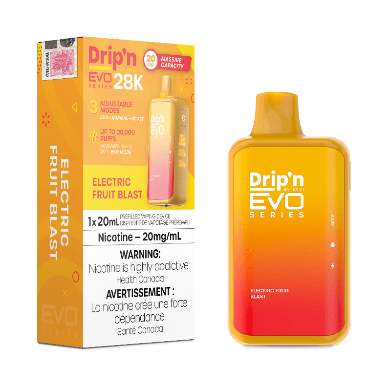 Drip'n EVO 28K Electric Fruit Blast Disposable Vape - DISPOSABLE - Mister Vapor