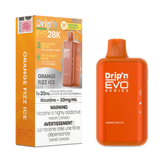 Drip'n EVO 28K Orange Sparkle Ice Disposable Vape - DISPOSABLE - Mister Vapor