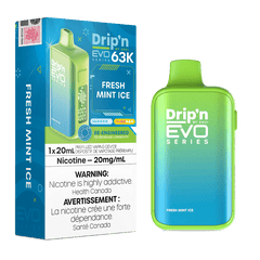 Drip'n Evo 63K by Envi Disposable Vape - Fresh Mint Ice - DISPOSABLE - Mister Vapor