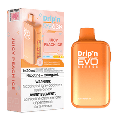 Drip'n Evo 63K by Envi Disposable Vape - Juicy Peach Ice - DISPOSABLE - Mister Vapor
