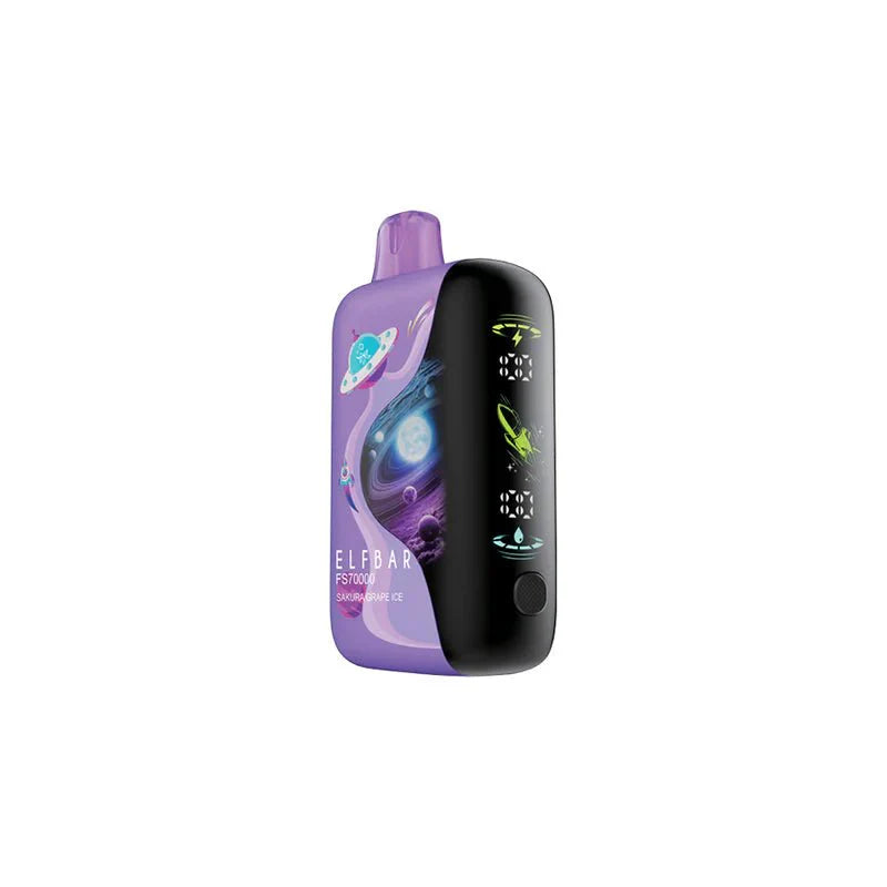 Elf Bar FS70K - Sakura Grape Ice Disposable Vape - DISPOSABLE - Mister Vapor