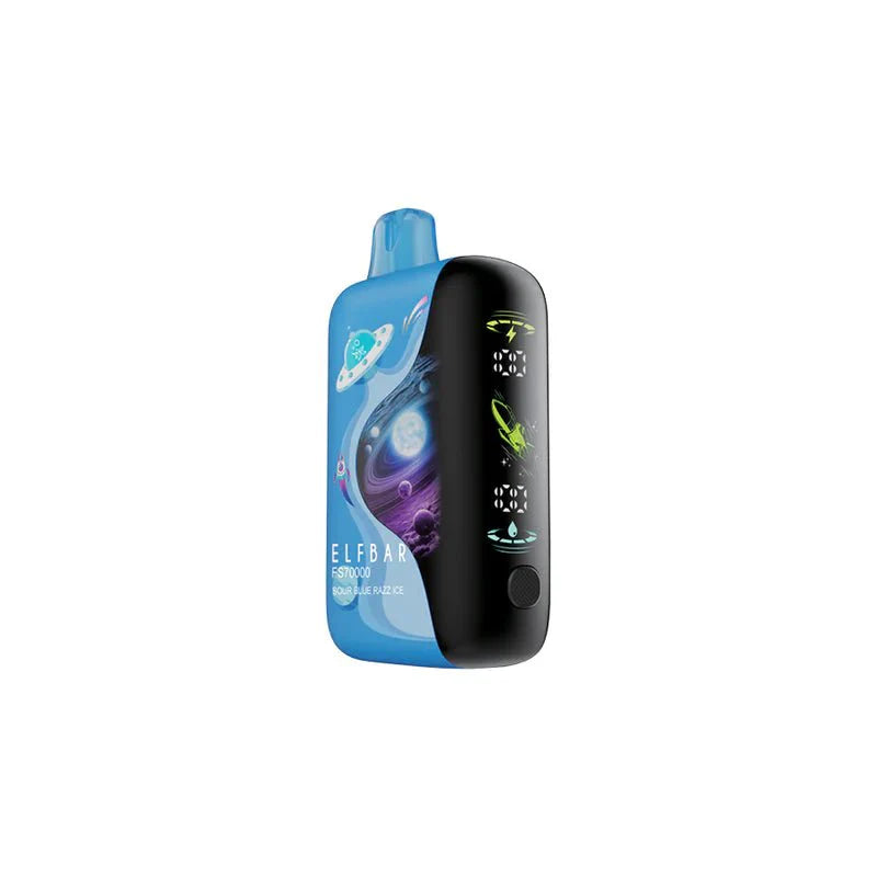 Elf Bar FS70K - Sour Blue Razz Ice Disposable Vape - DISPOSABLE - Mister Vapor