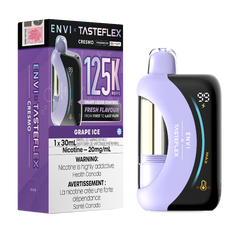 Envi x Tasteflex Cresmo 125k Disposable Vape - Grape Ice