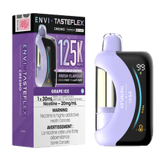 Envi x Tasteflex Cresmo 125k Disposable Vape - Grape Ice - DISPOSABLE - Mister Vapor