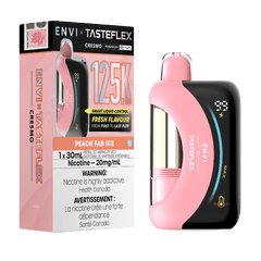 Envi x Tasteflex Cresmo 125k Disposable Vape - Peach Fab Ice - DISPOSABLE - Mister Vapor