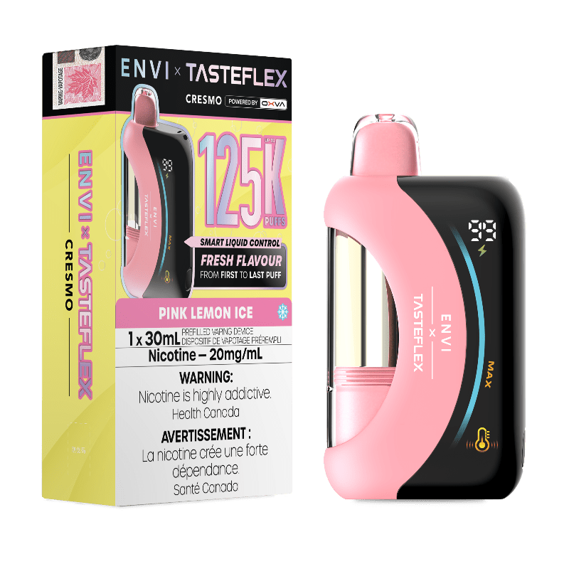 Envi x Tasteflex Cresmo 125k Disposable Vape - Pink Lemon Ice - DISPOSABLE - Mister Vapor