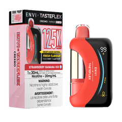 Envi x Tasteflex Cresmo 125k Disposable Vape - Strawberry Banana Ice - DISPOSABLE - Mister Vapor