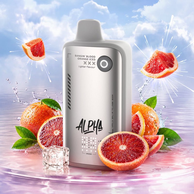 Flavour Beast Alpha Lite Series 80K Disposable Vape - Bangin' Blood Orange Iced, 30mL - DISPOSABLE - Mister Vapor