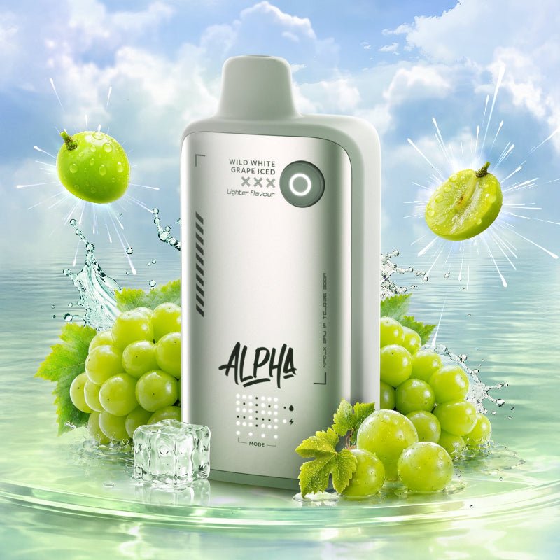 Flavour Beast Alpha Lite Series 80K Disposable Vape - Wild White Grape Iced, 30mL - DISPOSABLE - Mister Vapor