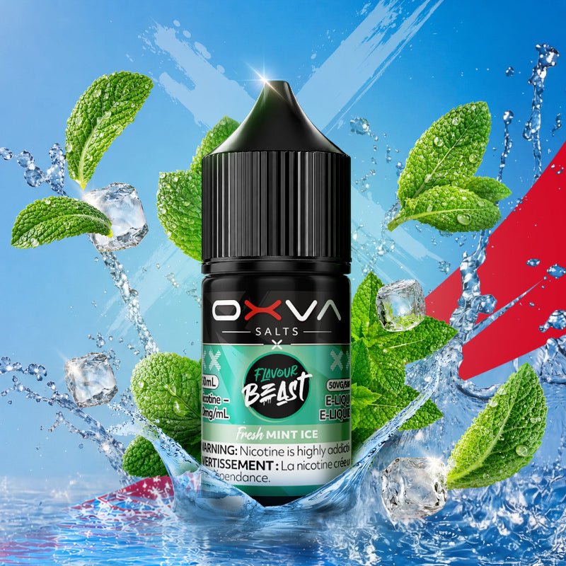 Flavour Beast x Oxva Nicotine Salts E-liquid - Fresh Mint Ice - E-Liquid - Mister Vapor
