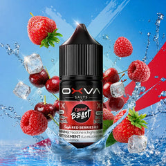 Flavour Beast x Oxva Nicotine Salts E-liquid - Fresh Red Berries Ice - E-Liquid - Mister Vapor