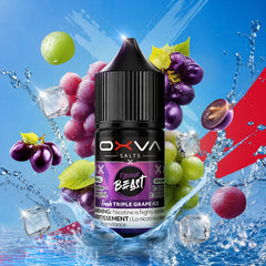 Flavour Beast x Oxva Nicotine Salts E-liquid - Fresh Triple Grape Ice
