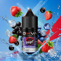 Flavour Beast x Oxva Nicotine Salts E-liquid - Fresh Wild Berries Ice