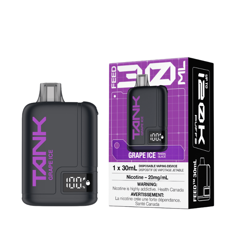 Feed Tank 120k - Grape Ice Disposable Vape - DISPOSABLE - Mister Vapor