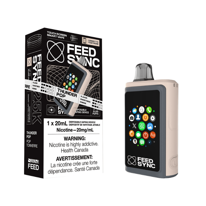 Feed Sync 25K Thunder Pop Disposable Vape - DISPOSABLE - Mister Vapor