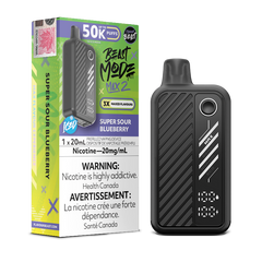 Beast Mode Max 2 50K Super Sour Blueberry By Flavour Beast Disposable Vape